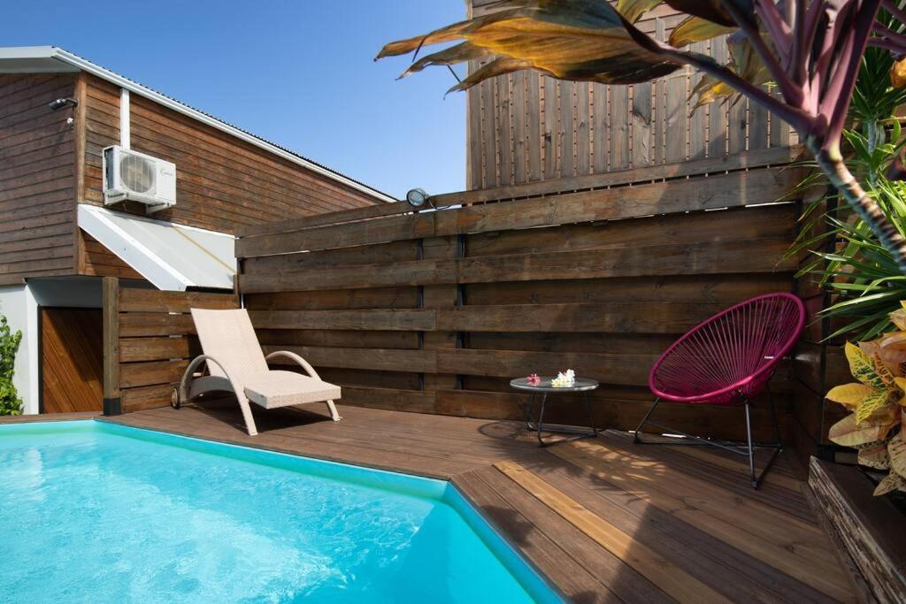 Le Badamier Villa Saint Pierre Bagian luar foto